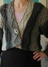 Cabled Wrap Jacket by Marie Wallin - FREE
