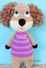 Little Bamboo Handmade - TS Min - Poodle Amigurumi