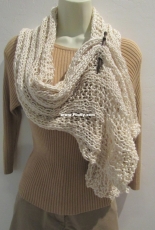 Pearl Frost Scarf by Kiki Geiger-Free