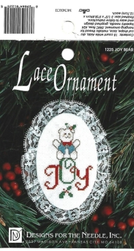 Designs For The Needle - Lace Ornament - 1225 Joy Bear
