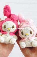 PetitePEtalsCo - Inspired My Melody inspired bunny Character - English