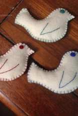 Felt birds