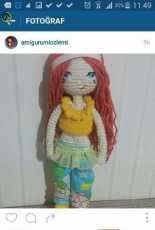 Amigurumi doll