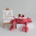 My Crochet Chums - Pia Simpson - Lockdown Ami Challenge - Number 14  Crab - Free