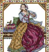 Stitching Renaissance by Joan Elliott from Cross Stitch Collection 143