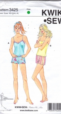 Kwik Sew 3425 Misses Sleepwear XS-XL