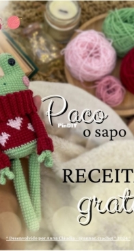 Annac Crochet - Anna Cláudia - Paco the Frog - Paco o Sapo - Portuguese - Free