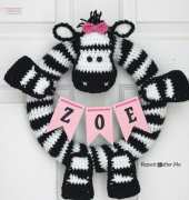 Repeat Crafter Me- Sarah Zimmerman- Crochet zebra wraith- Free