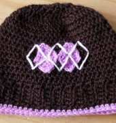 Whistle and Ivy- Bethany Dearden - Argyle Baby Hat