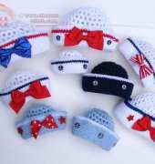 Krissys Wonders - Kris Moore - Summers sun hats for little sailors