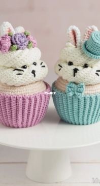 Mufficorn - Olga Chemerys - Bunny Cupcake Couple - Russian