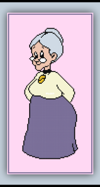 Cross Stitch Quest - Looney Tunes - Granny - free