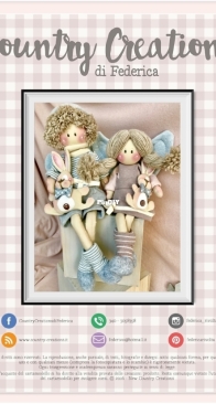 Country Creations di Federica - Federica Rivolta - Bimbi Seduti - Italian