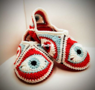 Woman Walking a Wire - Christine Anne Melvin - Watch Your Step Granny Slippers