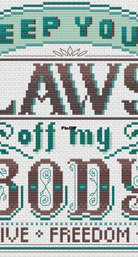 Witchs Garden Crafts - Keep Your Laws Off My Body - free