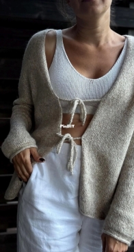 MoonVeil Cardigan by Natalja Ledvanova - Casual Knits Studio