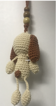Hugo the dog keychain