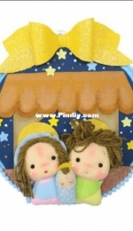 Santa Fé - Dai Marques - Falso Bastidor Sagrada Familia - Felt - Portuguese - Free