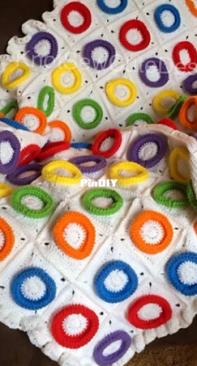 Knot Sew Cute Patterns - Christina Martin - 3D Fruity Loop Afghan