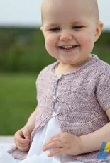 Sweet Little Butterfly Cardigan by Christelle Nihoul -English - French