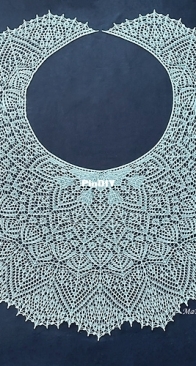 Epiphyllum shawl by Maryna Radzko English and Russian