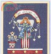Jeanette Crews Designs  22138  Let Freedom Ring Angel by Alma Lynne