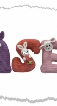 Jookz Creaties - Joke Postma - Easter Letters Dutch - Letters Pasen - Dutch
