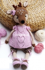 Polushka Bunny - Maria Ermolova - Heart Outfit for deer doll - French