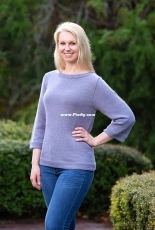 Vineland Top-Down Pullover #B124 - Sue McCain - Basix