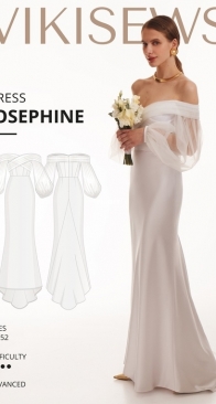 Viki Sews - Josephine dress - English
