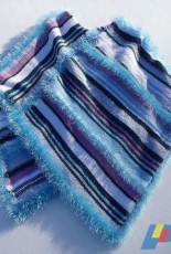 Stripy Poncho by Stana D.Sortor -Free