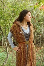 Morale Fiber - Regina Weiss - Woodsmans Wife Ruana
