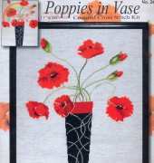 Design Works 2436 - Poppies in Vase
