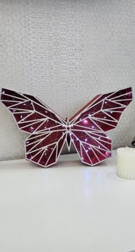 Butterfly Cardboard Lamp