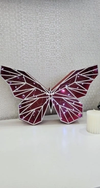 Butterfly Cardboard Lamp