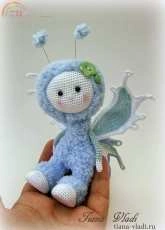 Tiana Vladi - Tatyana/Tatiana Budaeva - Knop Butterfly Turquoise fantasy - Russian
