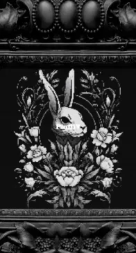 PandoraXstitch - Floral Bunny