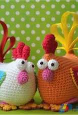 Magic with Hook and Needles - Vendula Maderska Vendulka - Happy Easter Hen - Russian - Free