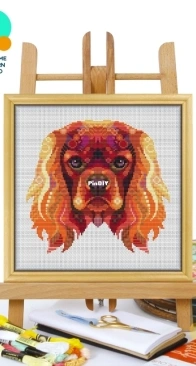Awesome Pattern Studio - CS1951 - Mandala Cavalier King Charles Spaniel XSD