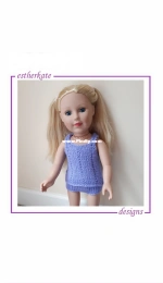 Pretty Vests for 18-inch (45 cm) Doll by Esther Kate-Free