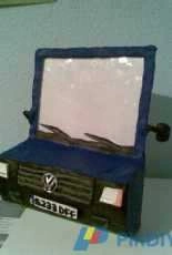 Picture frame with plasticine