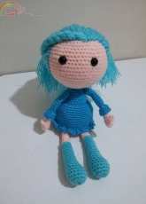Blue Hair Doll