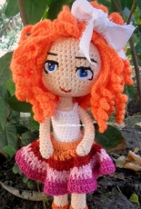 Colorina doll based on a photo from the web