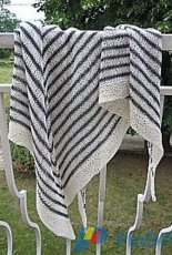 Shawl Marin by Hélène2.3 Soie et laine-French-Free