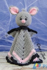 One and Two Company - Carolina Guzman - Brook the Tiny Bat Blanket