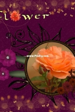 Digital scrapbooking - flower