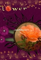 Digital scrapbooking - flower