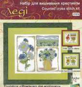 Ledi (Lady) 01070 - Triptych Daisies and Cornflowers