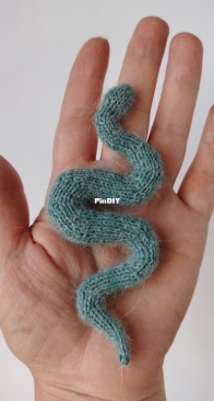 artknitgroup - Natalia Golubeva - Наталья Голубева - Snake - Змейка - Russian