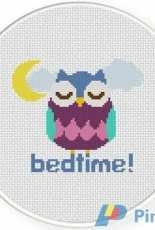 Daily Cross Stitch - Bedtime Owl